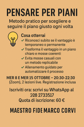  - Scuola di scacchi 