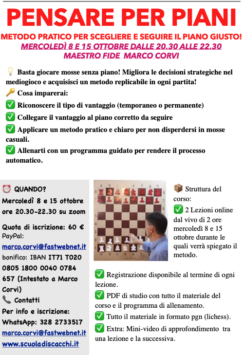  - Scuola di scacchi 