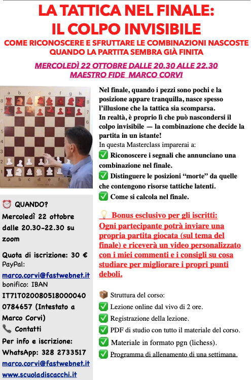  - Scuola di scacchi 