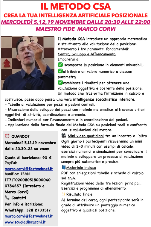  - Scuola di scacchi 